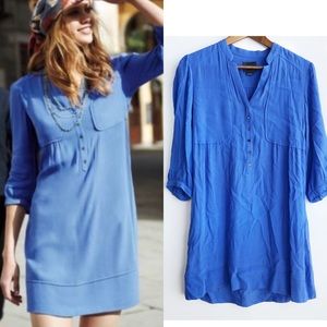 Maeve For Anthropologie Periwinkle Blue Dress